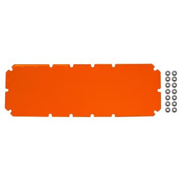 WPC-95 Orange Display Shield With Push Nuts